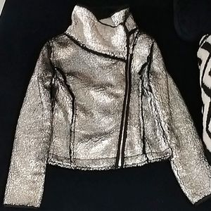 Beautiful black and silver metallic jacket - Excellent condition